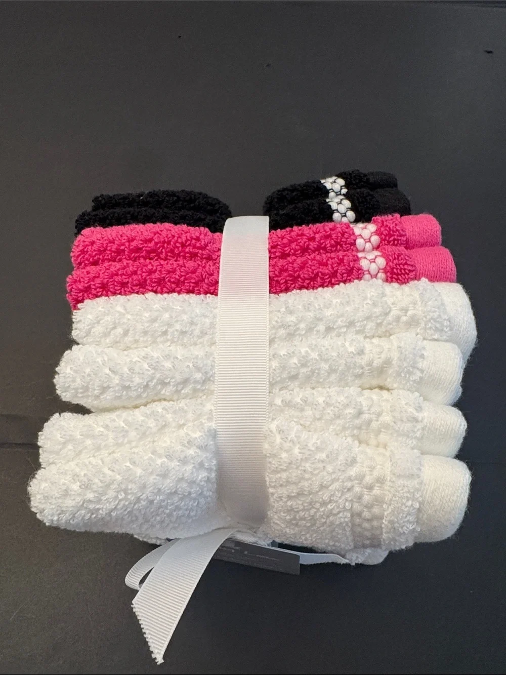 8pc TRULY LOU 💯% Cotton Washcloth Towel Set - 4WT2SNAP2C